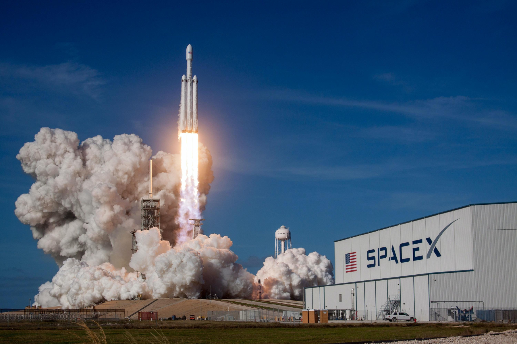 Fusee SpaceX en lancement